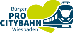 Logo von Bürger Pro Citybahn Wiesbaden e.V.