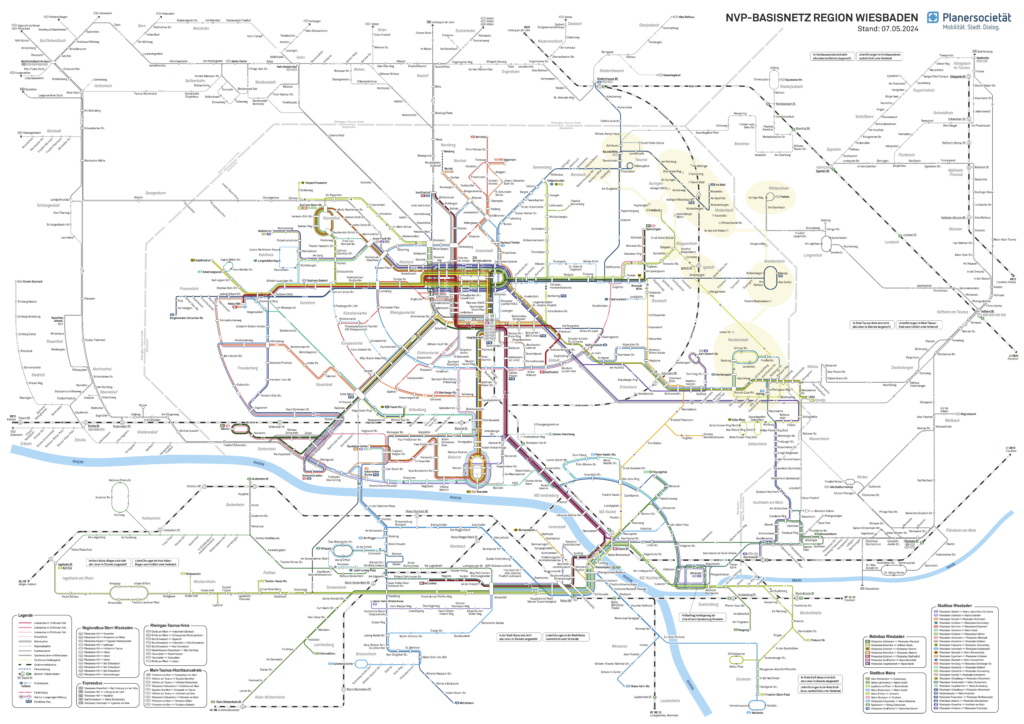 Nahverkehrsplan 2030 Basisnetz Region Wiesbaden, Stand 16.05.2024